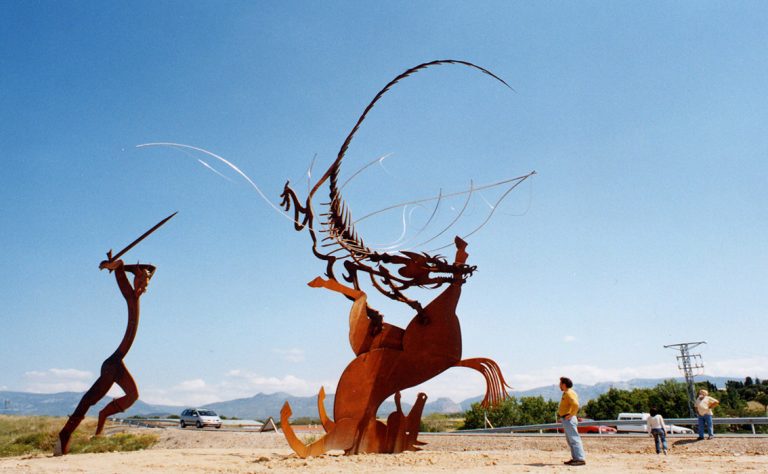 San Jorge y el Dragón - Frank Norton escultor